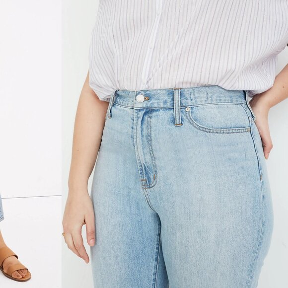 MADEWELL the curvy perfect vintage jeans in fitzgerald wash (sz31) - Picture 4 of 16